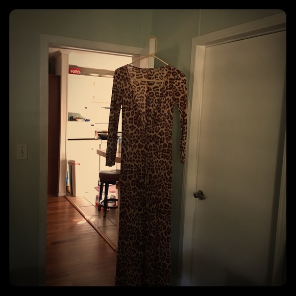 Pant suit, pink and black accent, great condition