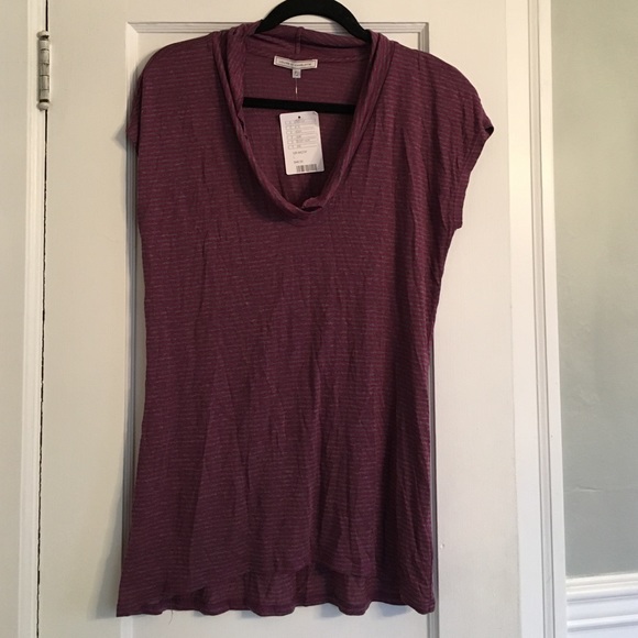 NWT Anthropologie cowl neck shirt Large