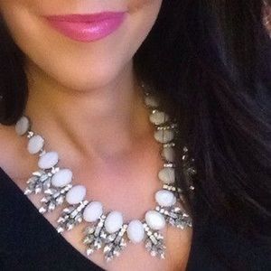 Grey Statement Necklace