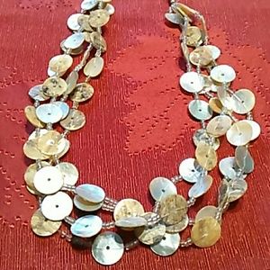 Multi Strand Shell Necklace