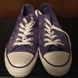 Purple Tie Dye Converse