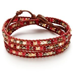 Chan Luu Leather Wrap Bracelet