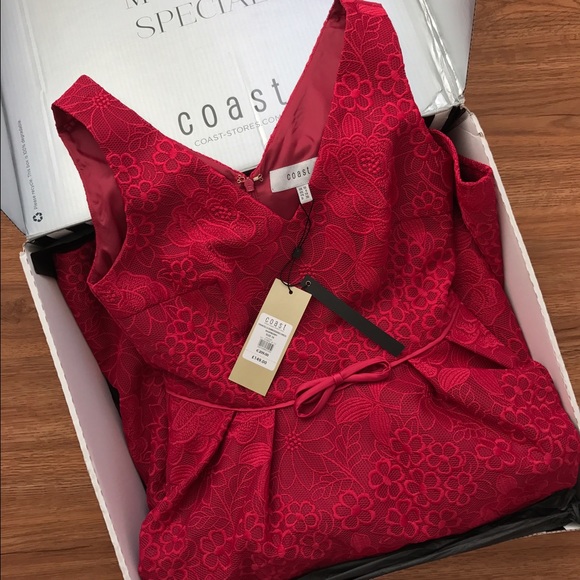 coast embroidered dress