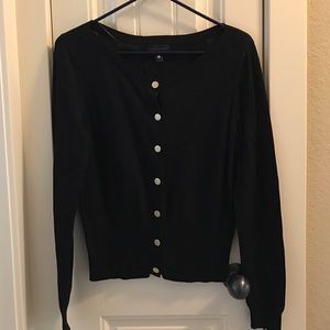 Worthington black cardigan size Large