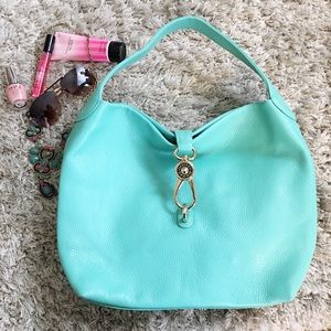 Dooney & Burke Logo Lock Shoulder Bag