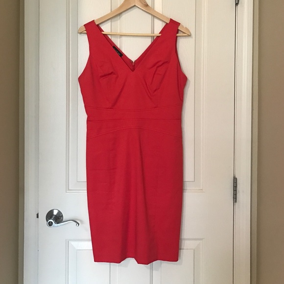 Bebe tangerine dress