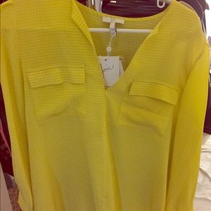 Joie silk blouse / never worn w tags