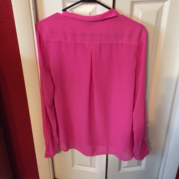 Pink chiffon blouse - Picture 2 of 2