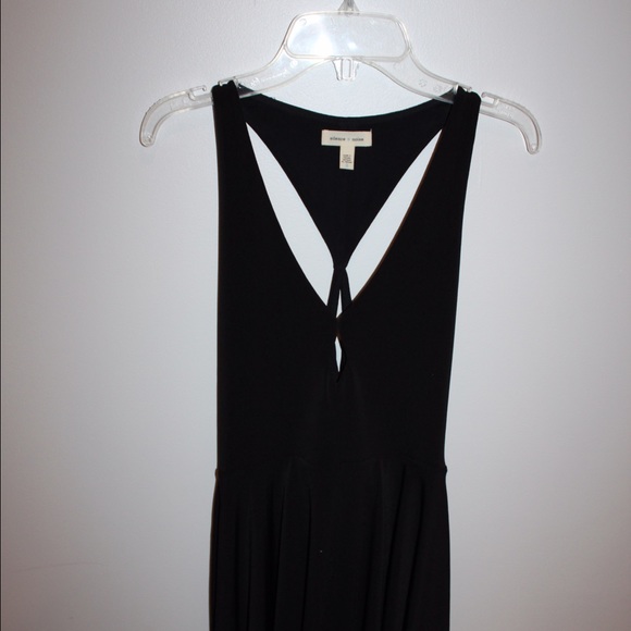 Black peek-a-boo dress