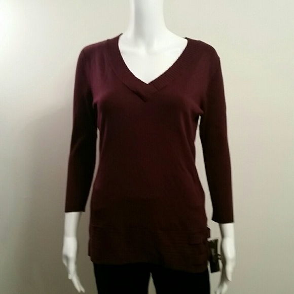 Style&Co  Tops - NWT Style&Co Maroon Top