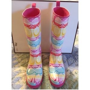 Coach rain boots