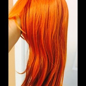 Orange wig