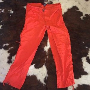 Bright Orange Cargo Pants