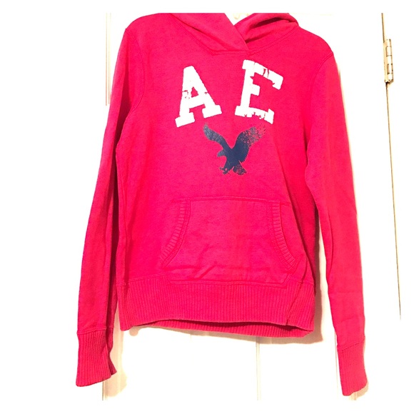 American Eagle hoodie pink size: M