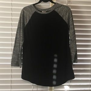 Baseball long(ish) sleeve tee