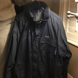 Vintage Patagonia Navy rain coat! Circa early 90's