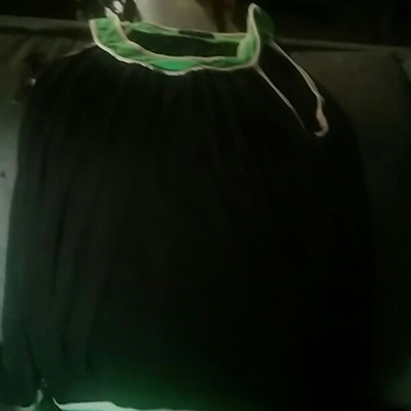 Black and Green dress