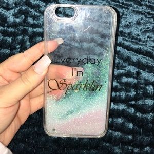 iPhone 6 glitter case