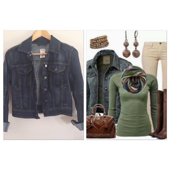 🆑 Dark wash blue jean jacket