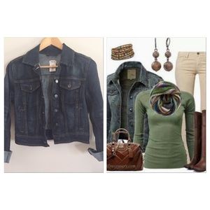 🆑 Dark wash blue jean jacket