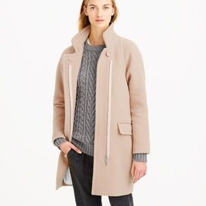 J. Crew Stadium Cloth Cocoon Coat (black)