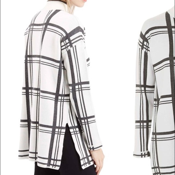 Topshop jacquard check sweater - Picture 3 of 4