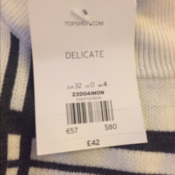 Topshop jacquard check sweater - Picture 4 of 4