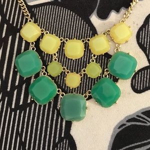 Green-Toned Bauble Necklace