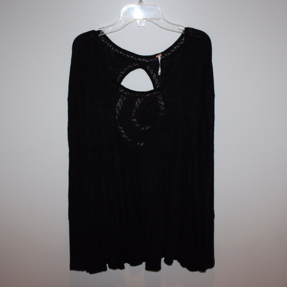 Black long sleeve with lace detailing