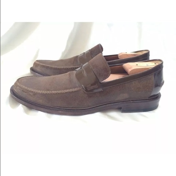 Gucci Loafers Suede and Patent! Rare! main image 3