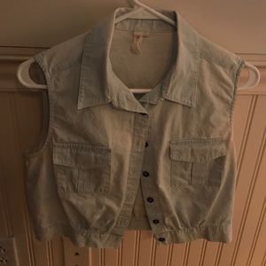 Crop Jean Shirt