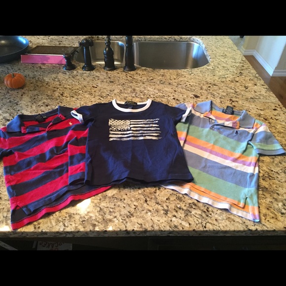 Lot of 3 Ralph Lauren shirts - boys 3t