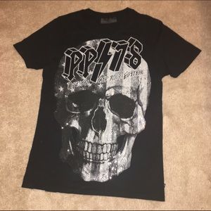 Philipp Plein Bling Skull "Philipp Tour" TShirt