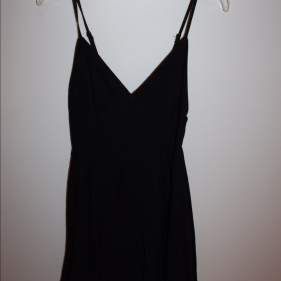 black tank top dress