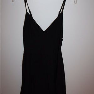 black tank top dress