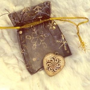 Music Themed Heart Pendant