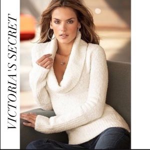 Victoria's Secret, Winter white, cowl neck sweater