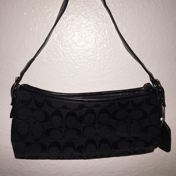Black coach purse