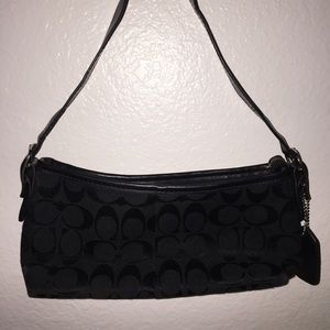 Black coach purse
