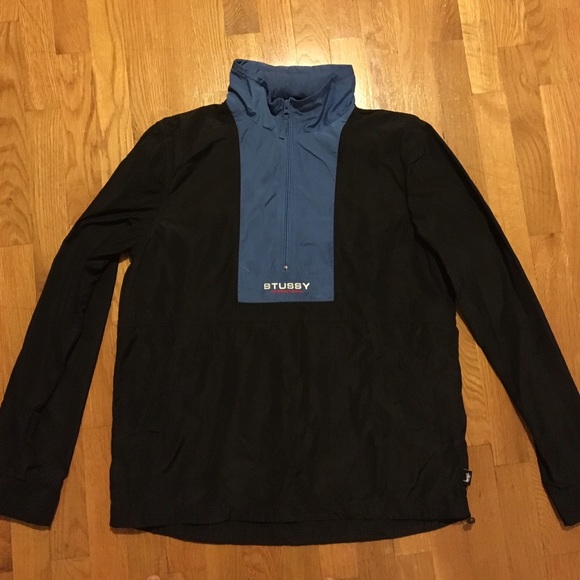 STUSSY INTERNATIONAL HALF ZIP PULLOVER
