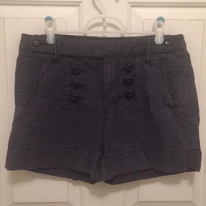 Idra plaid shorts from Anthropologie