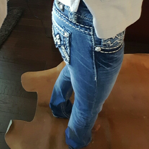 MissMe Mid Rise Boot Cut Jeans - Picture 2 of 4