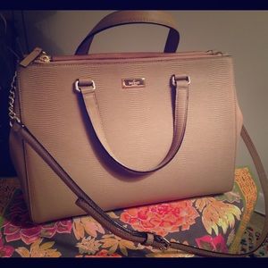 New Kate Spade Bristol Drive Loden leather satchel