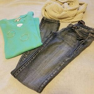 Blue Asphalt Skinny Jeans