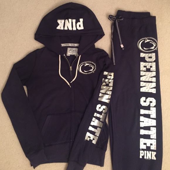 VS PINK Penn State Zipup & Matchback SweatPants