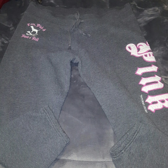 Love Pink cropped sweats