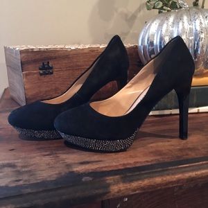 Sparkle•rhinestone•platform•heels