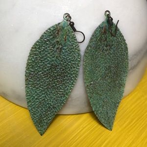 Leaf Drop Earrings