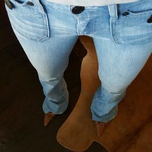 Rock & Republic Light Wash Boot Cut Jeans