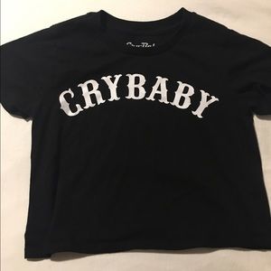 "Crybaby" Crop Tee